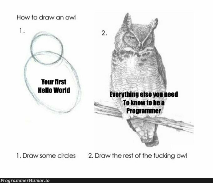 FIRST HELLO WORLD | rest-memes | ProgrammerHumor.io