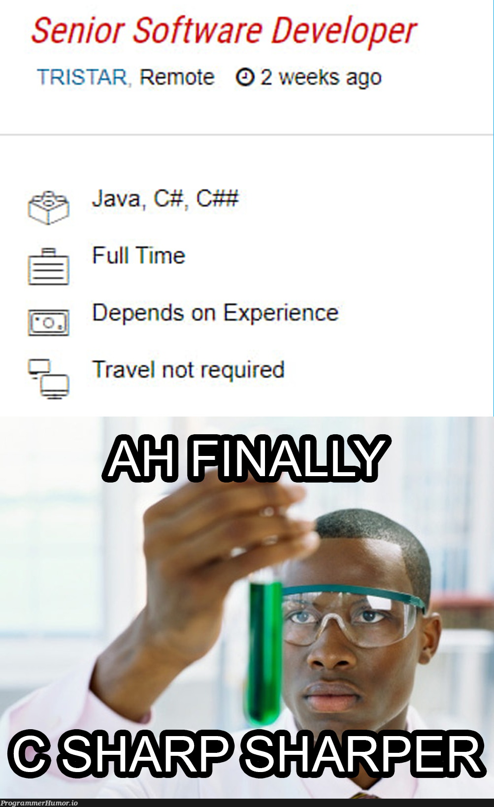 ah yes... | developer-memes, software-memes, java-memes, software developer-memes, c#-memes | ProgrammerHumor.io