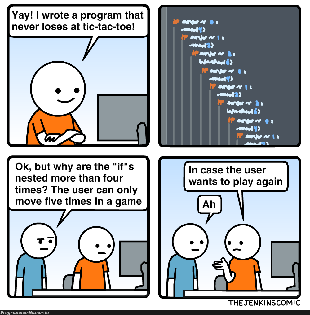 Doing code reviews of junior devs | code-memes, program-memes, devs-memes, jenkins-memes | ProgrammerHumor.io