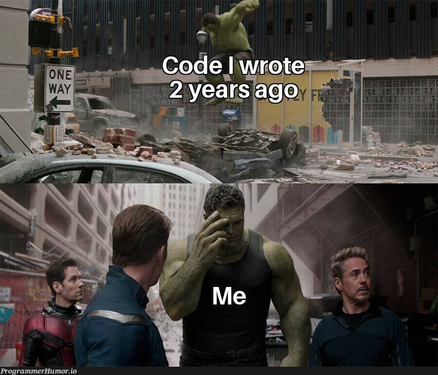 How's your older code doing? | code-memes | ProgrammerHumor.io