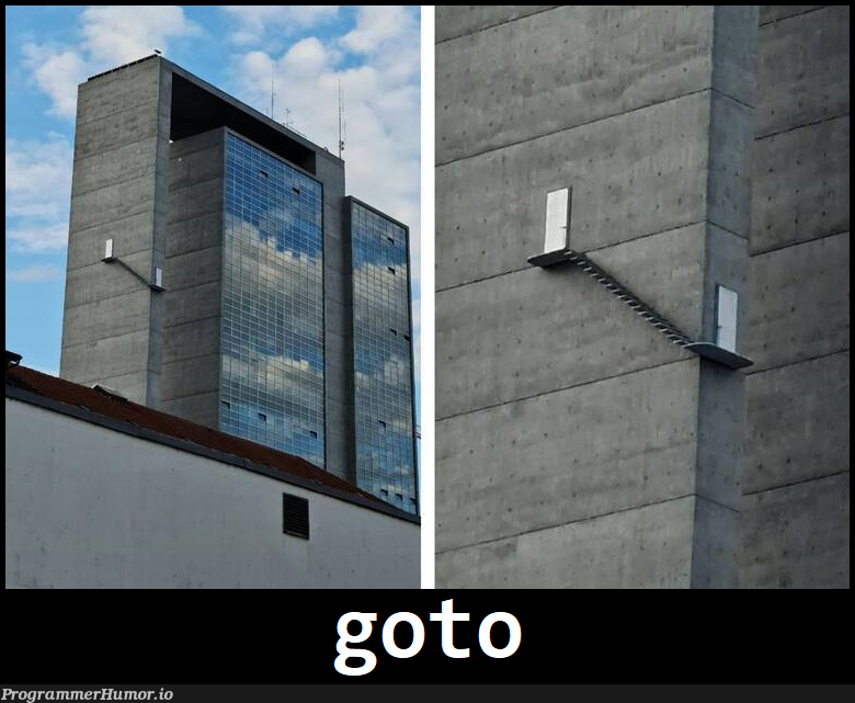 C++: goto | c++-memes | ProgrammerHumor.io