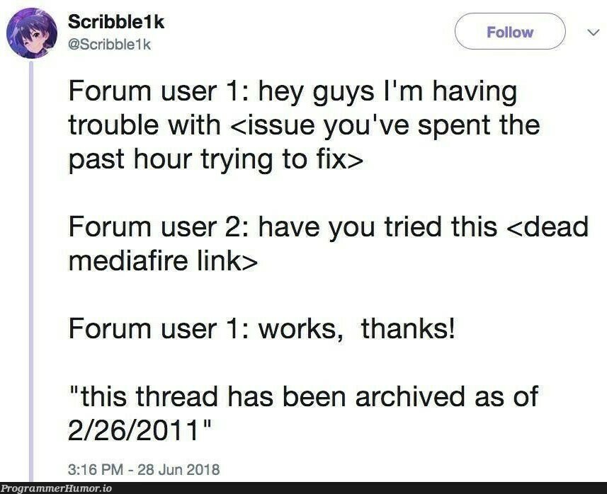 Still slightly better than "NM fixed it" | try-memes, fix-memes | ProgrammerHumor.io