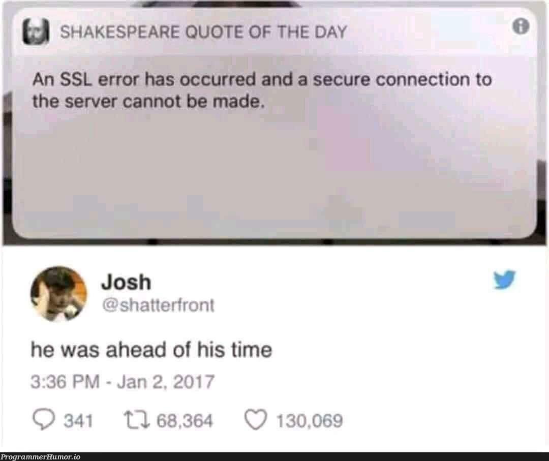 Hmmm | server-memes, ssl-memes, error-memes | ProgrammerHumor.io