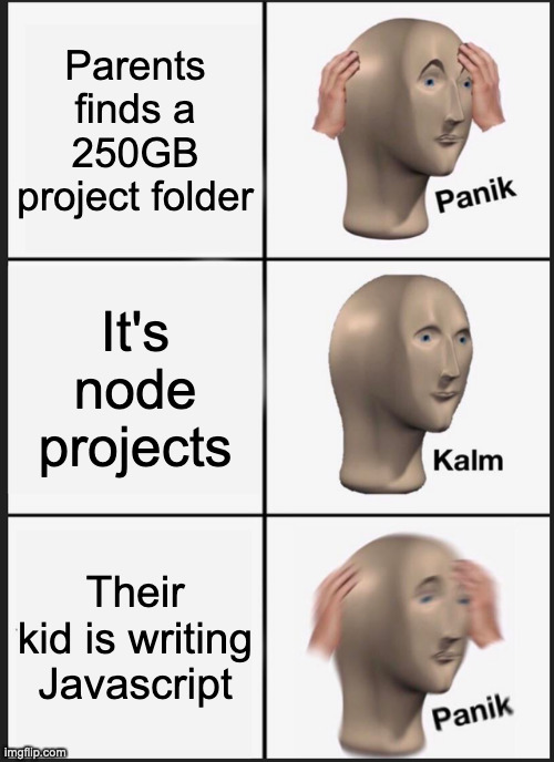 The Project folder | javascript-memes, java-memes, node-memes | ProgrammerHumor.io