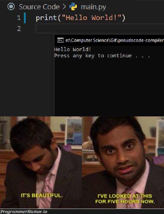 this was all of us at some point | code-memes, computer-memes, computer science-memes, git-memes, compiler-memes, Pseudocode-memes, source code-memes | ProgrammerHumor.io