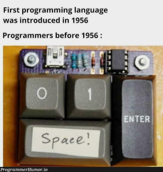 Binary masterrace | programming-memes, programmer-memes, program-memes, language-memes, programming language-memes, binary-memes | ProgrammerHumor.io