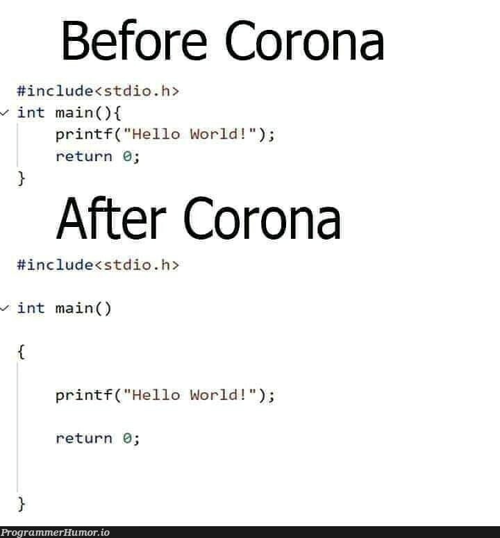 code distancing | code-memes | ProgrammerHumor.io