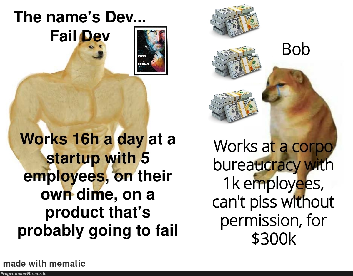 there's two types of devs | devs-memes, startup-memes, product-memes | ProgrammerHumor.io