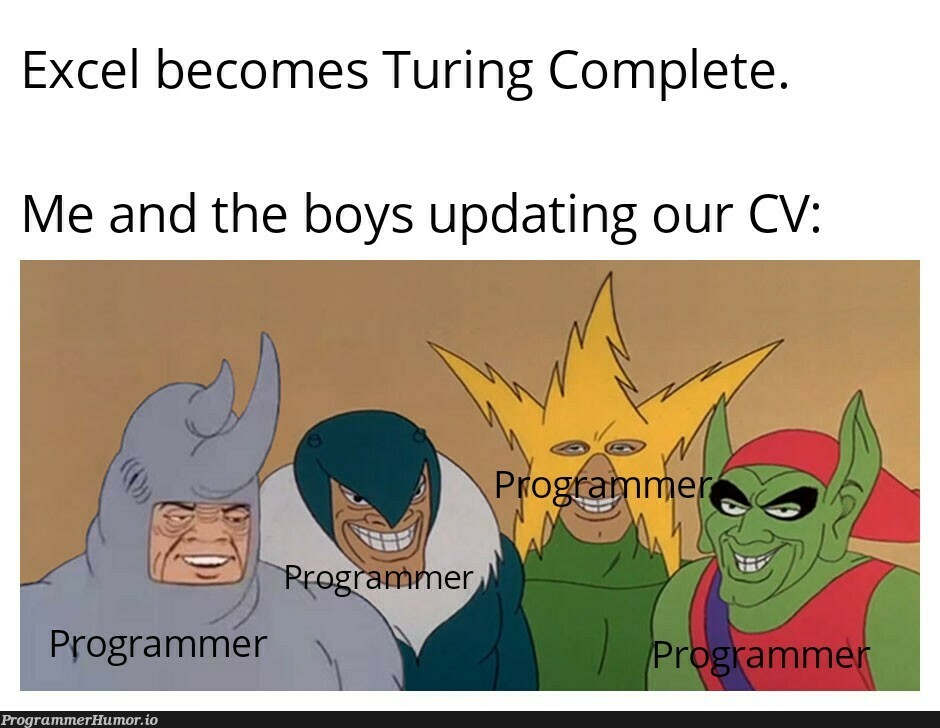 How do you do fellow programmers? | programmer-memes, program-memes, excel-memes | ProgrammerHumor.io