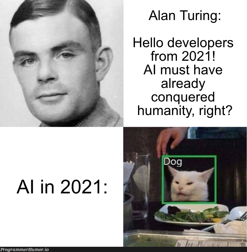 What are the most hilarious manifestations of AI in 2021? | developer-memes | ProgrammerHumor.io