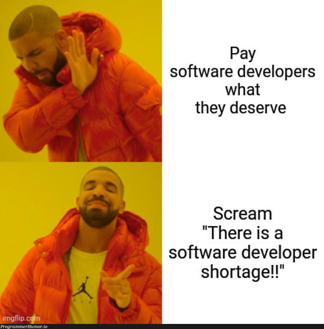 difficult decision for tech recruiters | developer-memes, software-memes, tech-memes, software developer-memes, recruiters-memes, recruit-memes | ProgrammerHumor.io