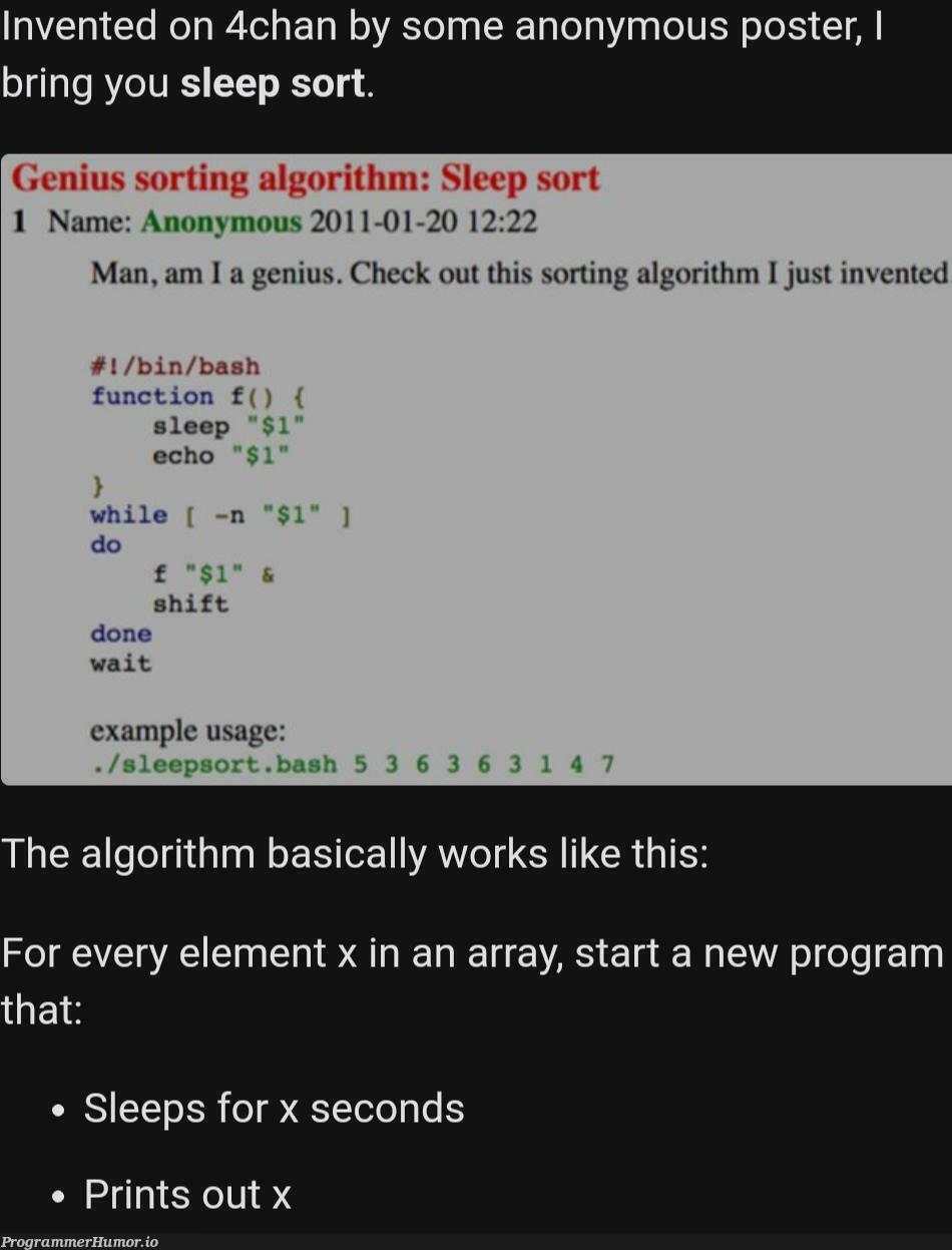 it works!! don't touch!!! | program-memes, array-memes, bash-memes, algorithm-memes, function-memes, sorting-memes, IT-memes | ProgrammerHumor.io