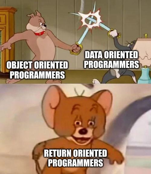 Object oriented? Data oriented? Don't bother! | data-memes, object-memes, bot-memes | ProgrammerHumor.io