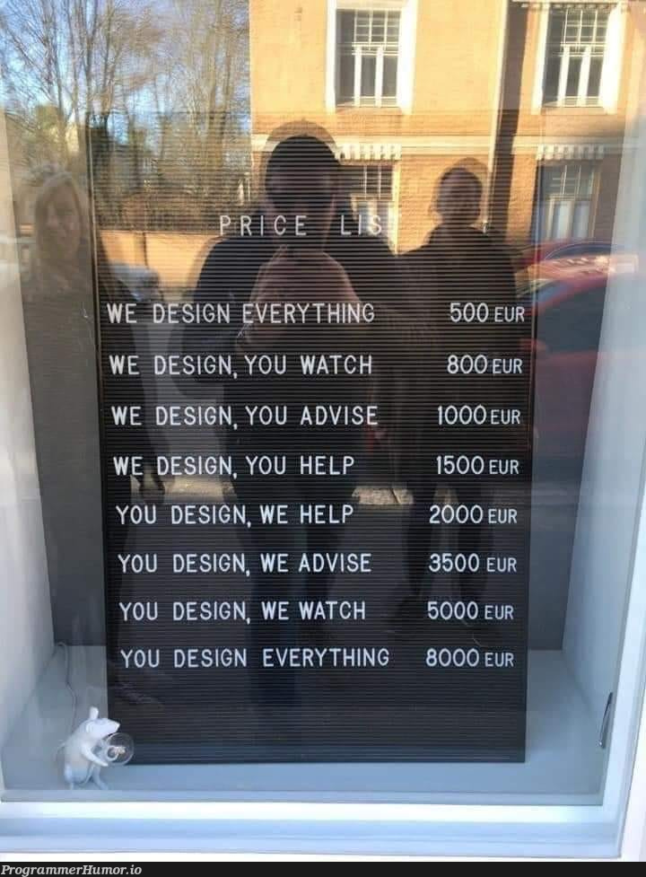 We develop, You watch | design-memes | ProgrammerHumor.io