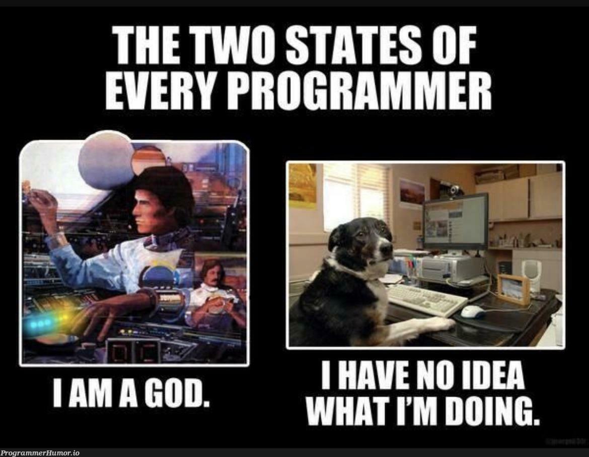 Every programmer has been in one of these stages! | programmer-memes, program-memes, ide-memes | ProgrammerHumor.io