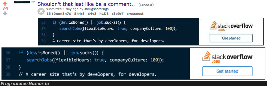 We did it, Reddit! | developer-memes, search-memes, overflow-memes, reddit-memes, comment-memes | ProgrammerHumor.io