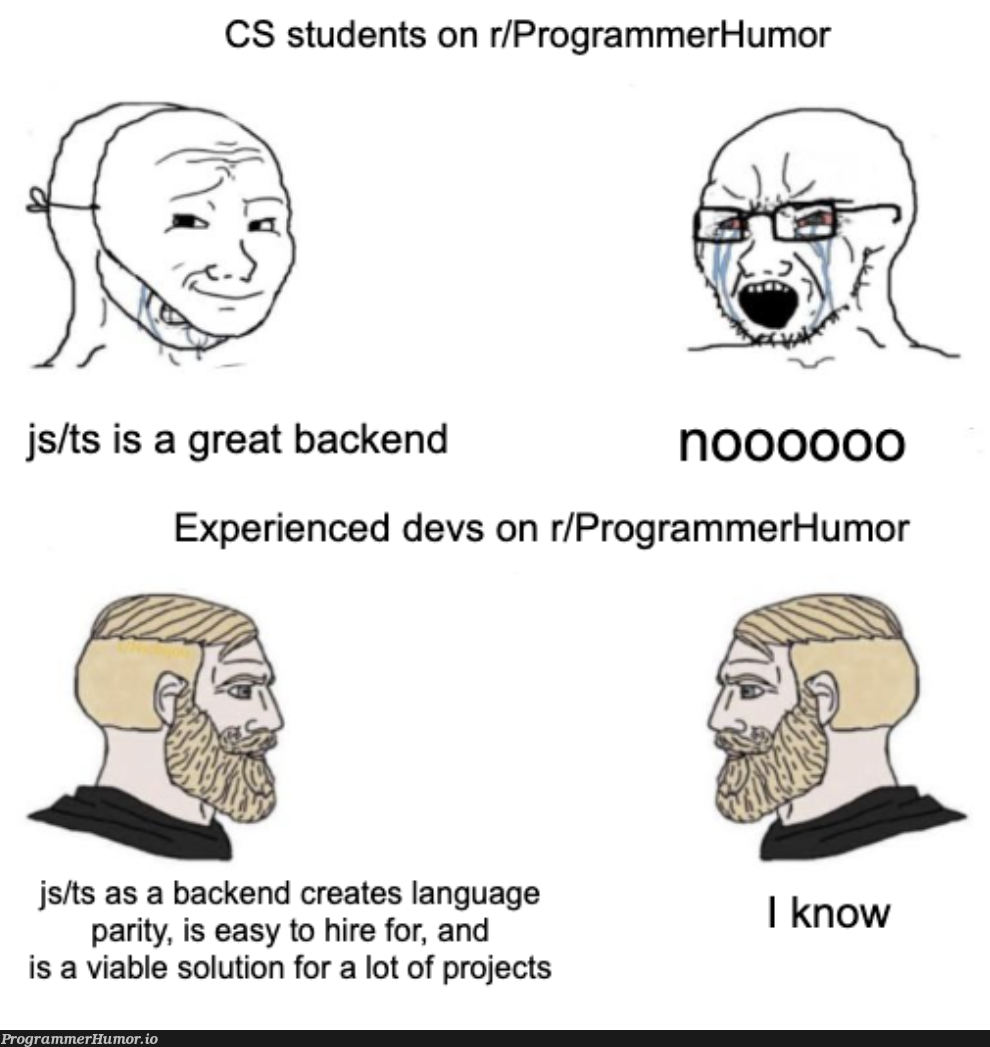 The honest truth about this subreddit | programmer-memes, backend-memes, program-memes, devs-memes, reddit-memes, subreddit-memes, language-memes, cs-memes | ProgrammerHumor.io