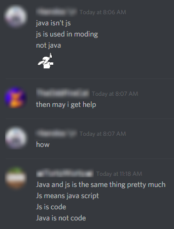 Meanwhile in a Minecraft modding discord far far away... | code-memes, java-memes, discord-memes, minecraft-memes | ProgrammerHumor.io