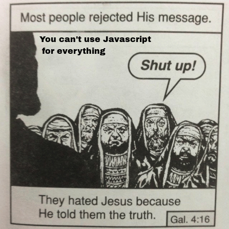 Javascript everything | javascript-memes, java-memes | ProgrammerHumor.io