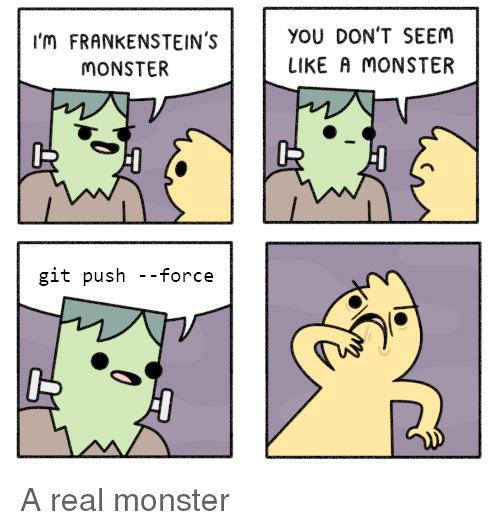 Monster | git-memes | ProgrammerHumor.io