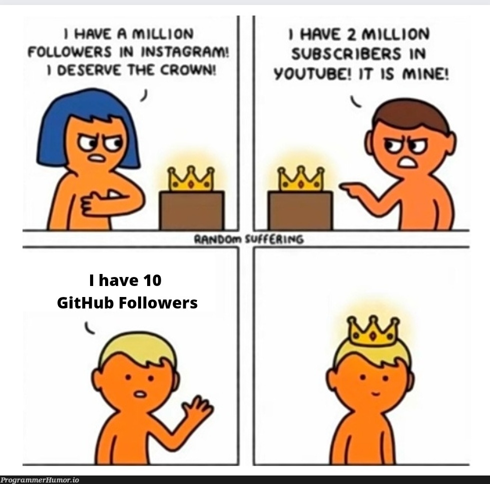 True King | git-memes, github-memes, c-memes, IT-memes, youtube-memes | ProgrammerHumor.io