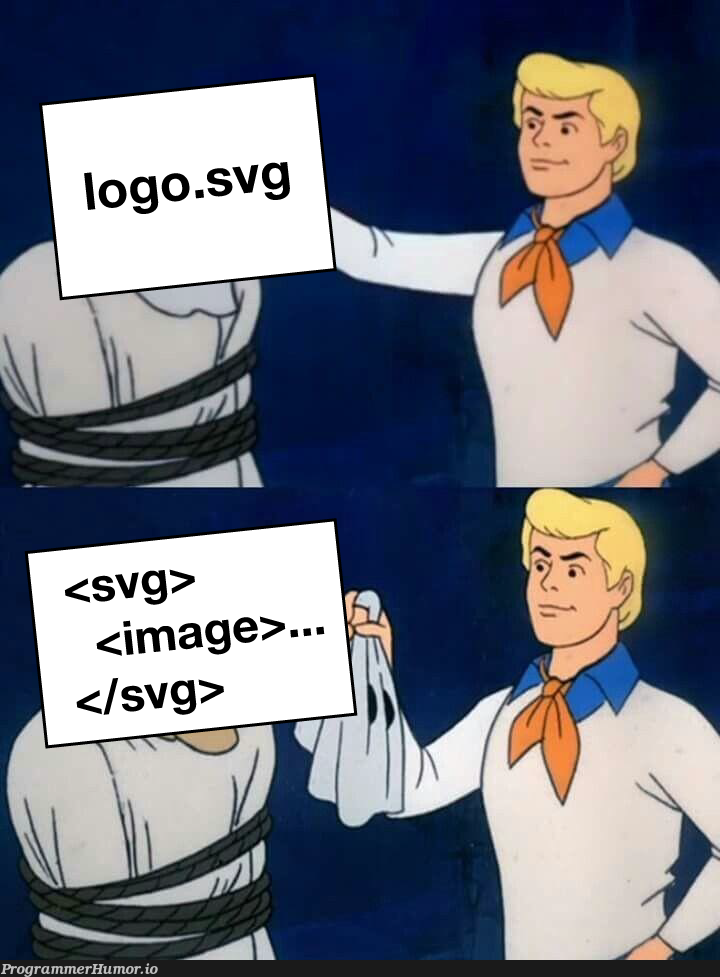 When you ask client for the vector version of the logo | version-memes, cli-memes | ProgrammerHumor.io