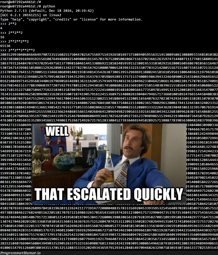 Terminal Overload! | python-memes, linux-memes, ux-memes, terminal-memes, python 2.7-memes, IT-memes | ProgrammerHumor.io