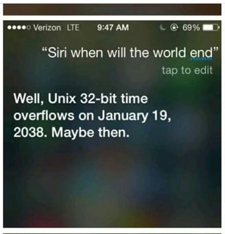The end of time | unix-memes, overflow-memes | ProgrammerHumor.io
