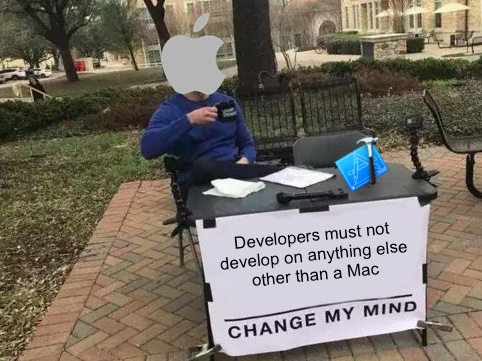 Apple Developer Rule #1 | developer-memes, apple-memes, mac-memes | ProgrammerHumor.io