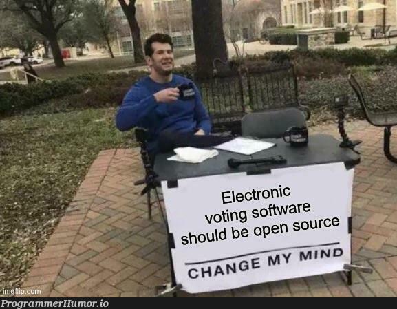 Make Voting Great Again | electron-memes | ProgrammerHumor.io