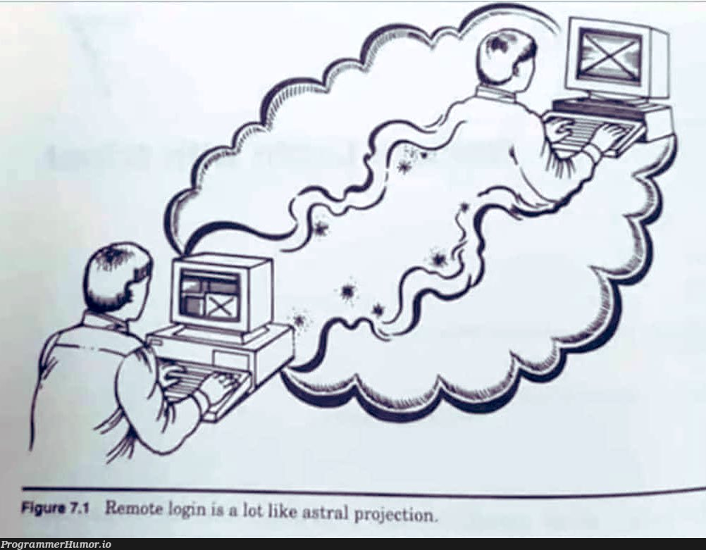 Remote login | ProgrammerHumor.io