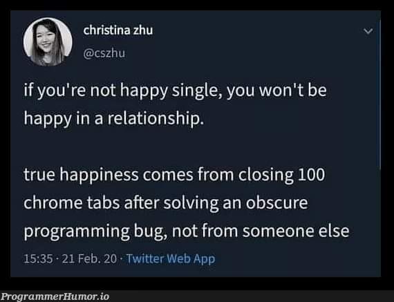 had to post this 😂 | programming-memes, web-memes, program-memes, bug-memes, twitter-memes, tabs-memes | ProgrammerHumor.io