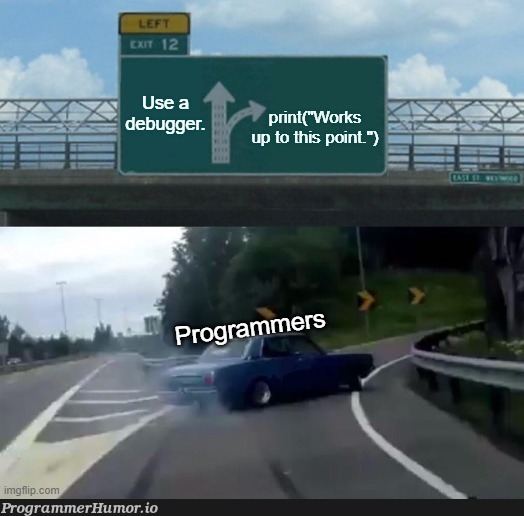 Ultimate debugger. | bug-memes, debug-memes, debugger-memes | ProgrammerHumor.io