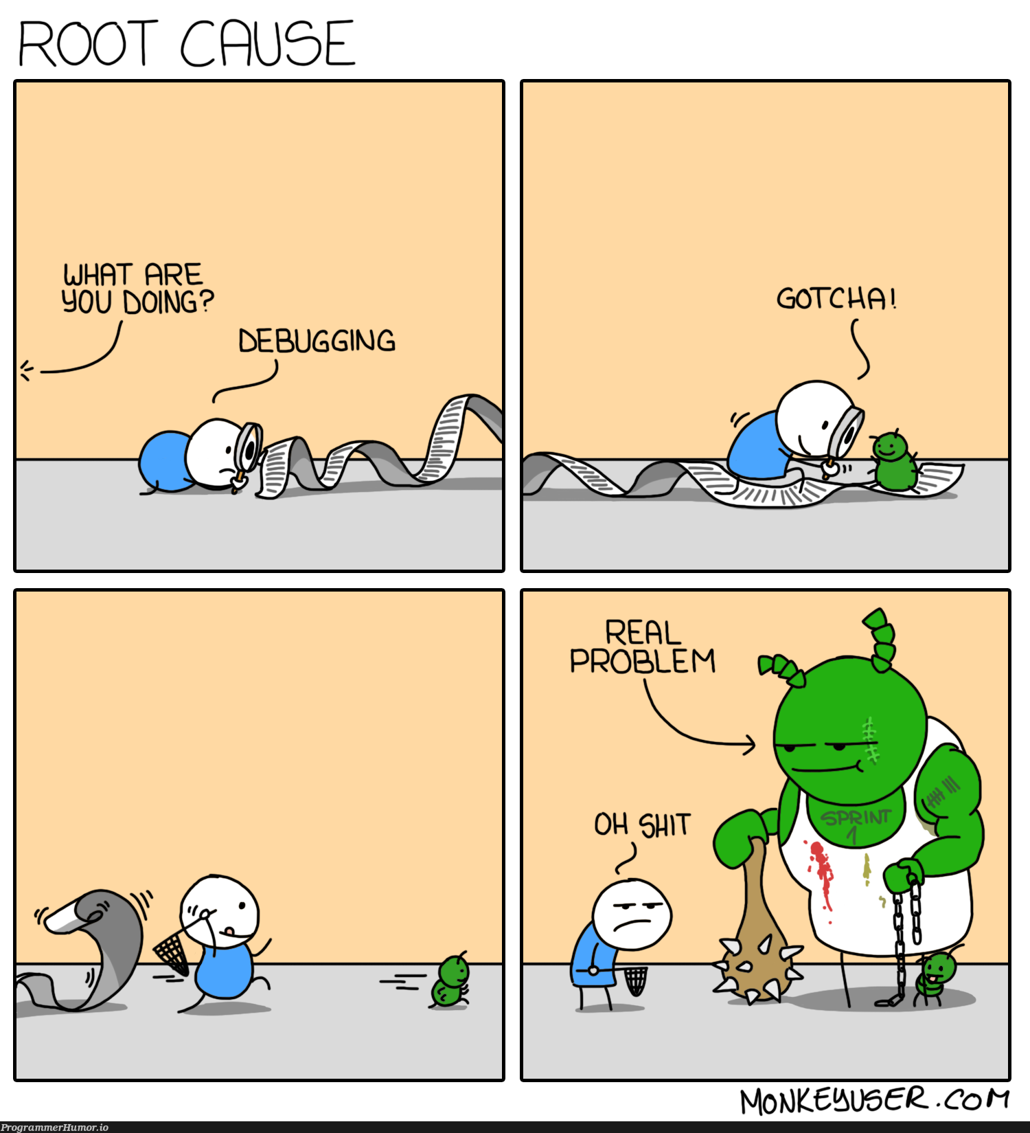 There's no going back now | debugging-memes, bug-memes, debug-memes | ProgrammerHumor.io