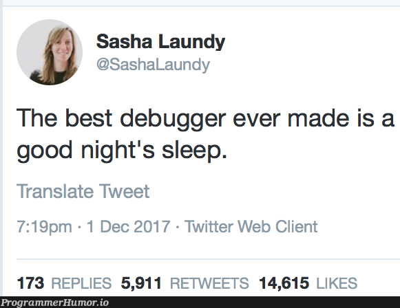 So true it hurts | web-memes, bug-memes, debug-memes, cli-memes, IT-memes, debugger-memes, twitter-memes, retweet-memes | ProgrammerHumor.io