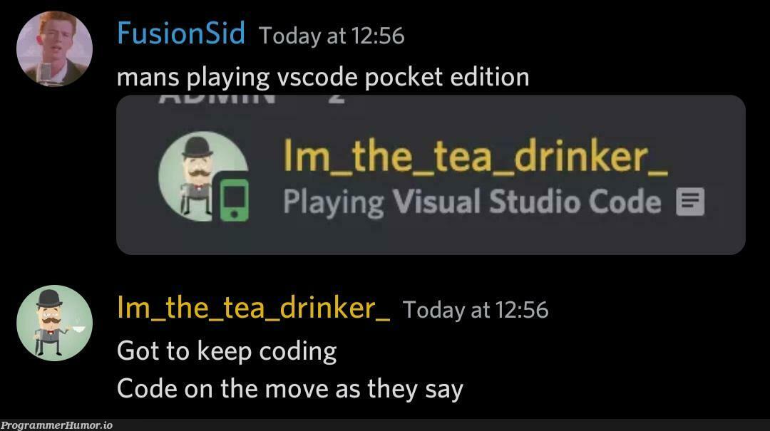 We got deadlines to meet | coding-memes, code-memes, visual studio-memes, vscode-memes | ProgrammerHumor.io