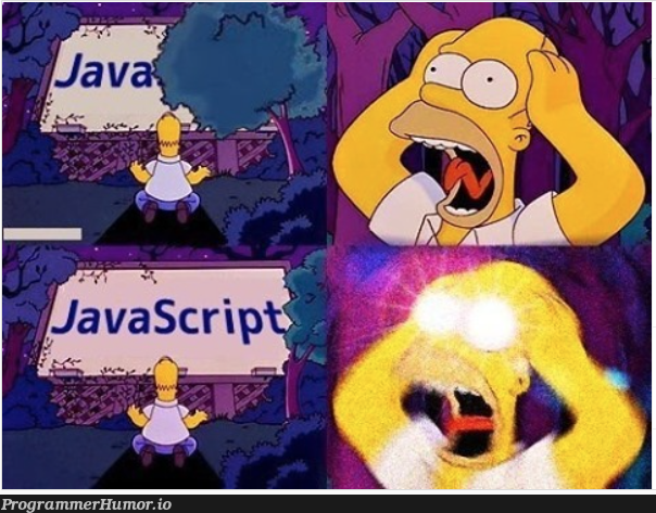 help, I'm being forced to use JavaScript against my will | javascript-memes, java-memes | ProgrammerHumor.io