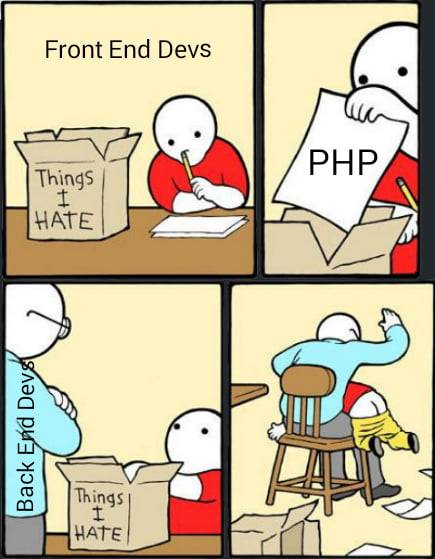 Front End Devs vs Back End Devs | front end-memes, back end-memes, devs-memes | ProgrammerHumor.io