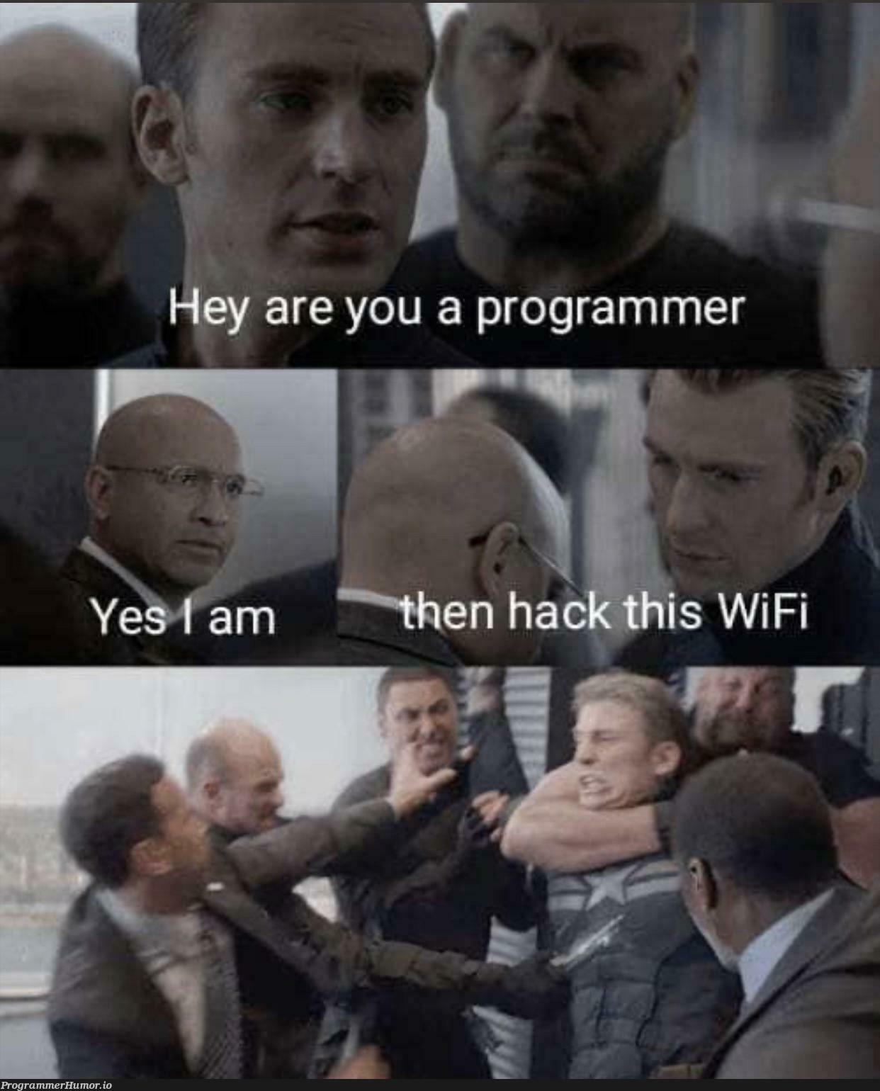 Hack this WiFi | programmer-memes, program-memes, wifi-memes | ProgrammerHumor.io