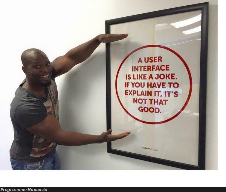 Interfaces... (X-post from /r/funny) | user interface-memes | ProgrammerHumor.io