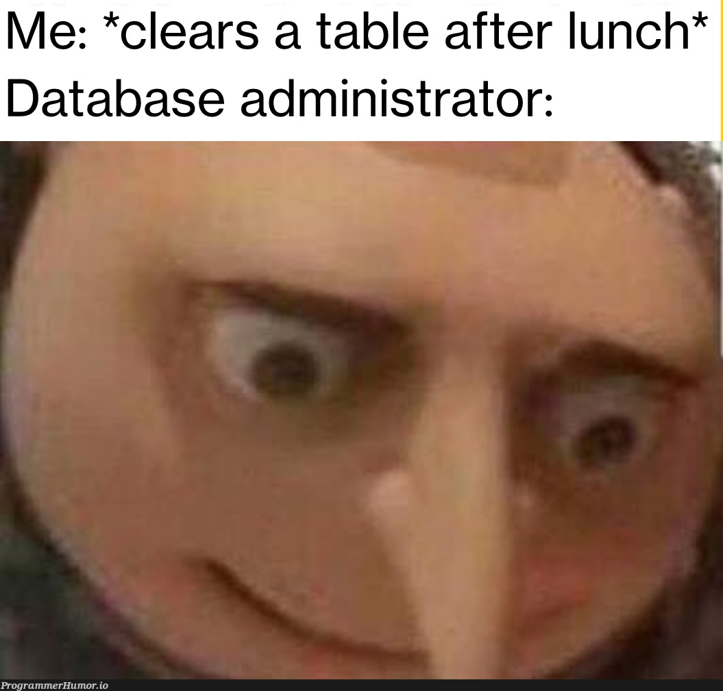 Why are you booing me? | data-memes, database-memes | ProgrammerHumor.io