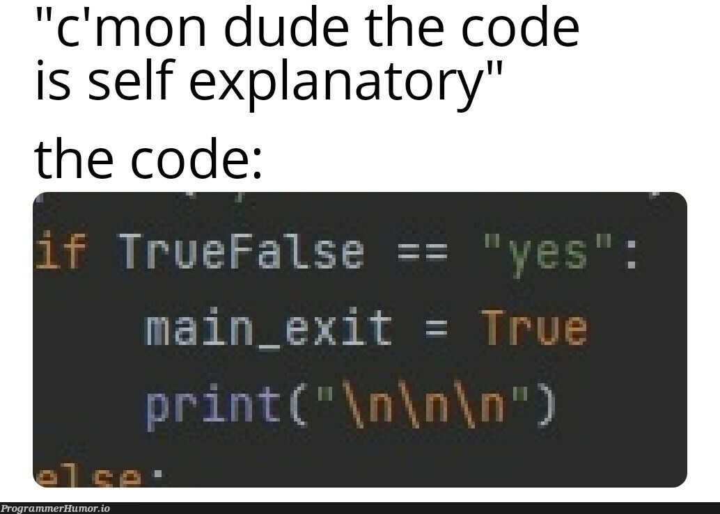 Truly a masterpiece | code-memes | ProgrammerHumor.io