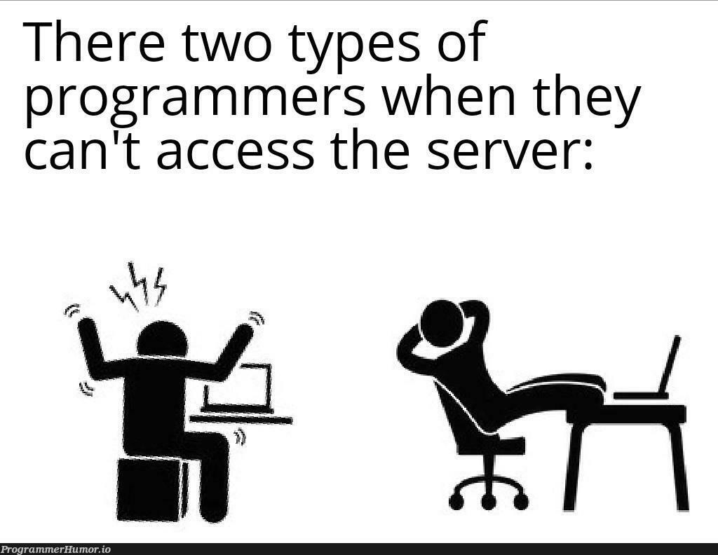 Two different perspectives | programmer-memes, program-memes, server-memes | ProgrammerHumor.io