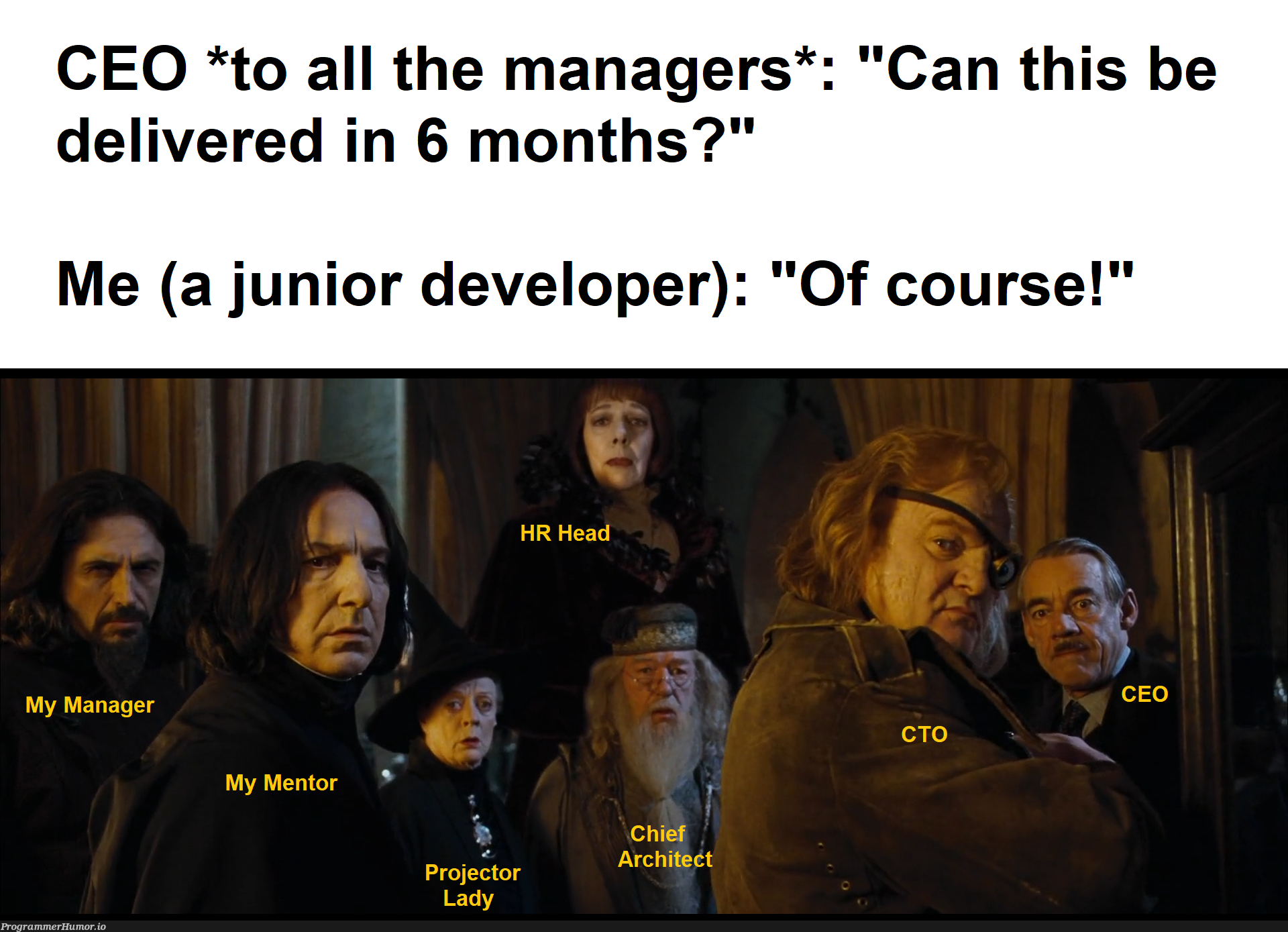 Sounds pretty easy to me... | developer-memes, manager-memes | ProgrammerHumor.io