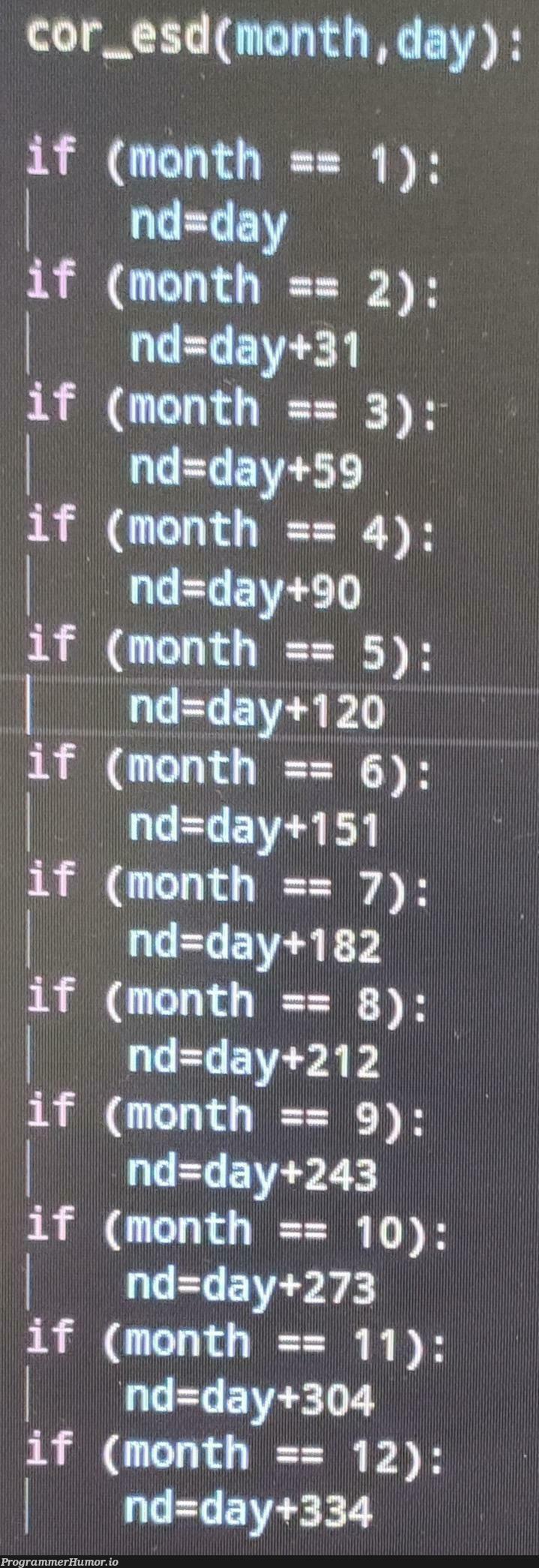 day 2 of my internship, that's the best code I've seen so far | code-memes | ProgrammerHumor.io