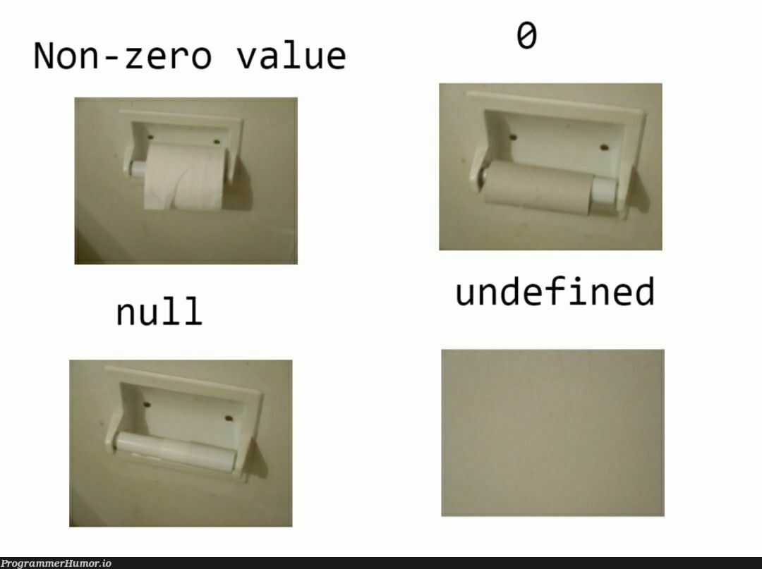 Null vs undefined | ProgrammerHumor.io