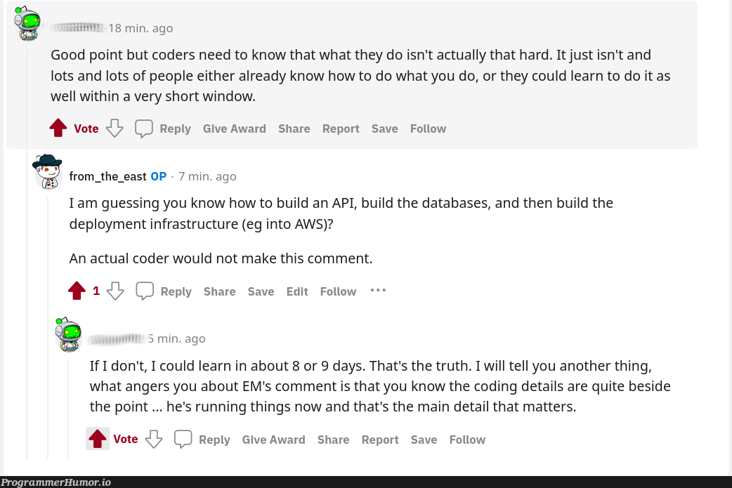 Coding Is Not That Hard..... | coding-memes, code-memes, coder-memes, aws-memes, data-memes, database-memes, IT-memes, ide-memes, comment-memes | ProgrammerHumor.io