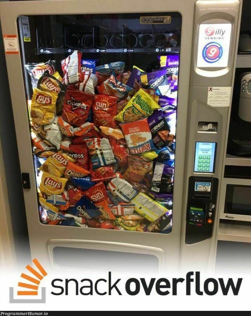 we have a snackoverflow, let's debug this thing and find out what happened... | bug-memes, debug-memes, overflow-memes | ProgrammerHumor.io