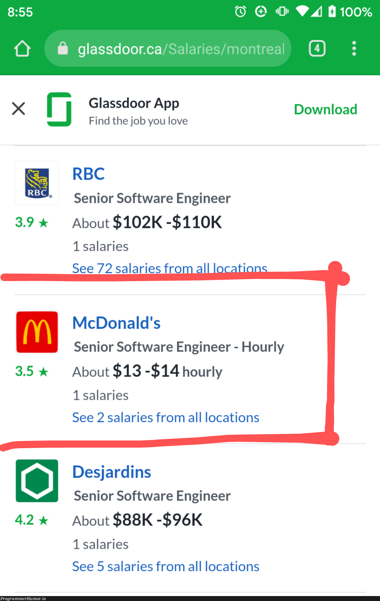 McD's playing hardball... Do you think they'd at least offer free Big Macs? | software-memes, engineer-memes, software engineer-memes, loc-memes, url-memes, jar-memes, mac-memes, cs-memes | ProgrammerHumor.io