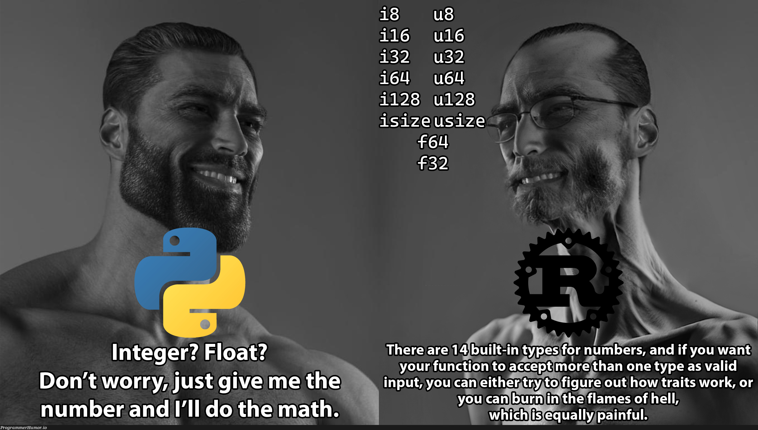 I've been learning Rust for 3 days and this is my first impression | function-memes, rust-memes | ProgrammerHumor.io